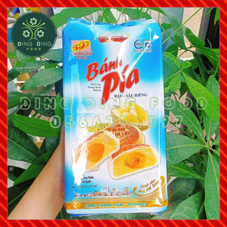 Bánh Pía 5 Sao Nhân Đậu Xanh Sầu Riêng Trứng 600g (4 Bánh) Tân Huê Viên Sóc Trăng, DING DING FOOD