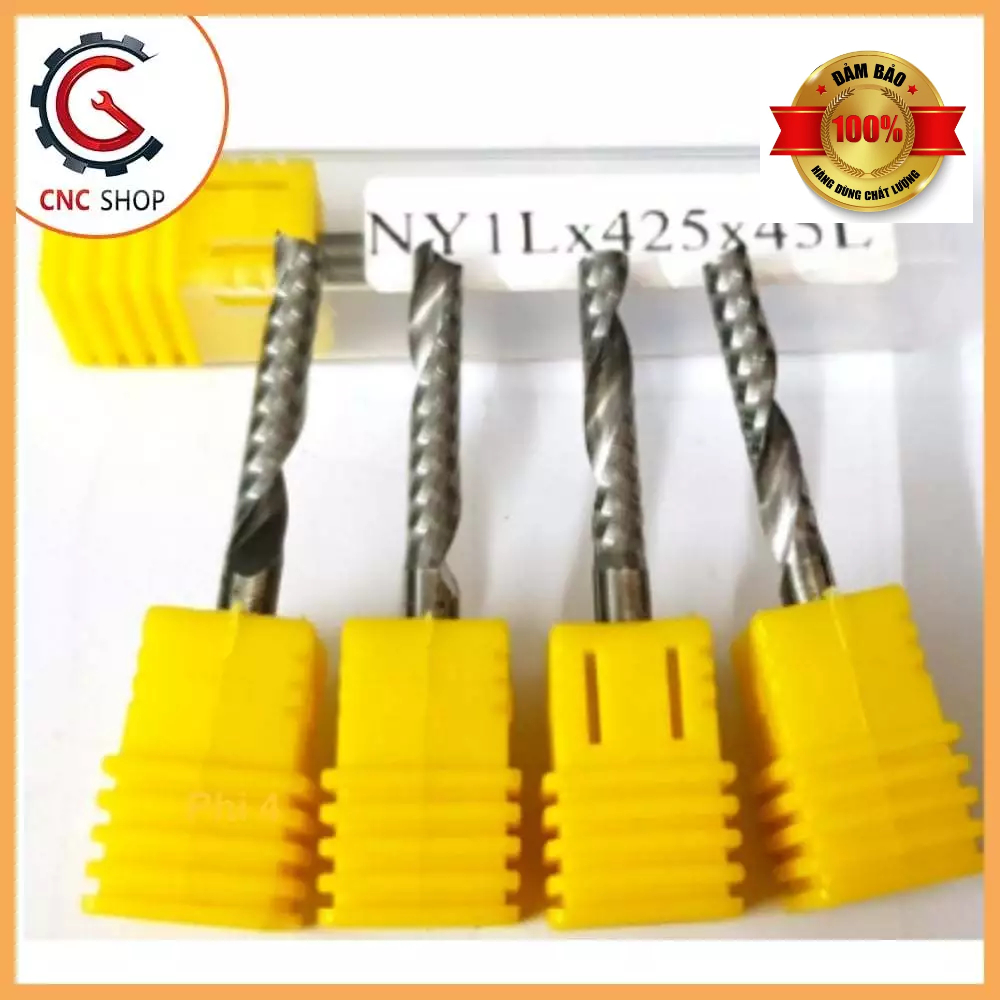 Mũi phay CNC 1 Me 4mm