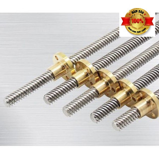 Combo Trục + Đai ốc vít me 8mm