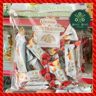 [ 500g ] Bánh Sữa Chua Giòn Vị Đào Suveno (~50 Cái)| Ăn Vặt Cho Bé| Bánh Xốp Sữa Chua Thiên Thảo - DING DING FOOD