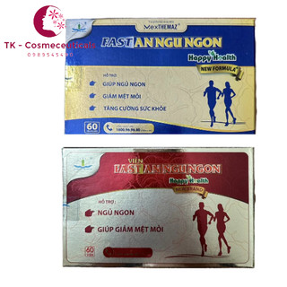 (CHÍNH HÃNG) Viên Fast Ăn Ngủ Ngon HAPPY HEALTH New Formula / HAPPY HEALTH New Brand Giúp Ngủ Ngon, Giảm Mệt Mỏi
