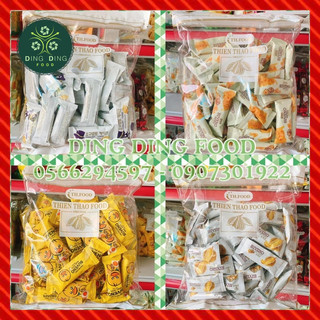Sỉ - ( Thùng 10 Túi ) Bánh Sữa Chua Xốp Giòn Suveno 500g CÓ ĐỦ VỊ Thiên Thảo Globe, DING DING FOOD