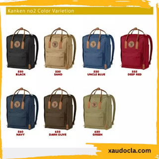  Balo Kanken No 2 Laptop 14 inch Quai Da Vải Canvas Bền Bỉ  AUTH  - CAM KẾT CHÍNH HÃNG 100% 