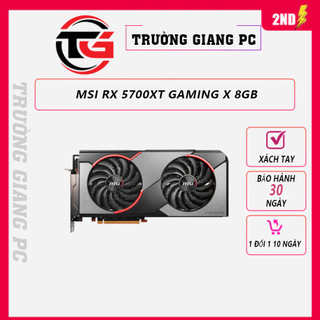 Vga card màn hình msi rx 5700xt gaming x 8gb-2dn- bảo hành 30 ngày
