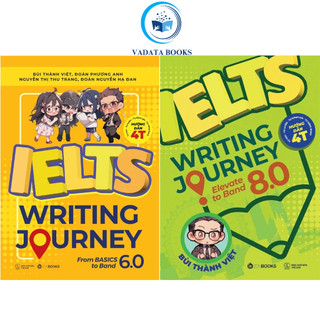 Sách - ielts writing journey from basics to band 6.0 + ielts writing journey elevate to band 8.0