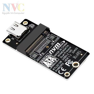 Card chuyển đổi ssd m.2+ nvme sang type-c 3.1 gen 2