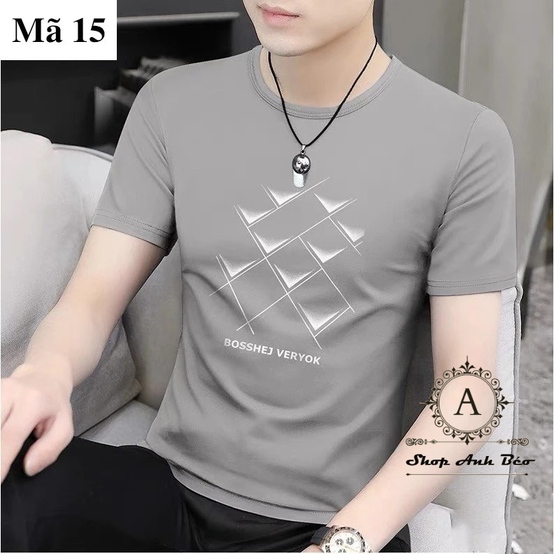 Áo thun nam giá rẻ, áo thun cổ tròn tay ngắn,chất cotton thun lanh, co giãn, thấm mồ hôi tốt
