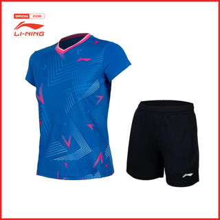 Bộ quần áo cầu lông thể thao li-ning nữ aatt040-3v