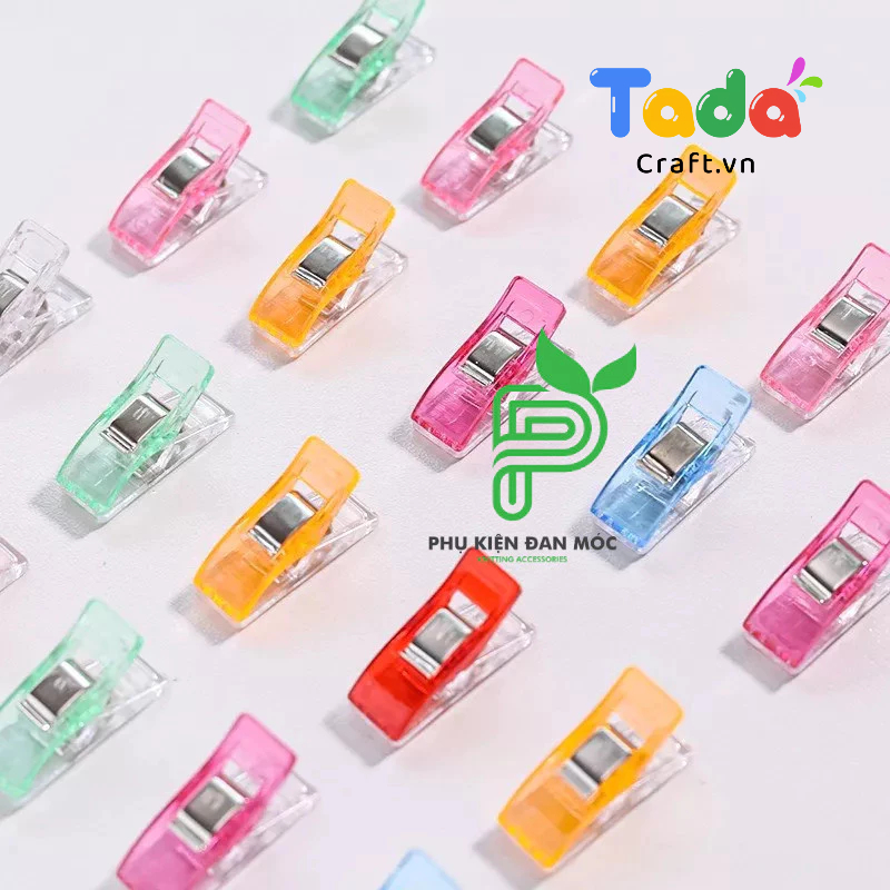 (Set 5 cái) Kẹp vải nhựa, kẹp rìu cố định vải