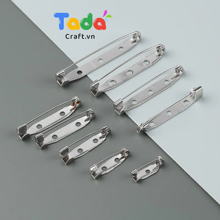 Set 10 Ghim cài áo trơn nhiều kích cỡ