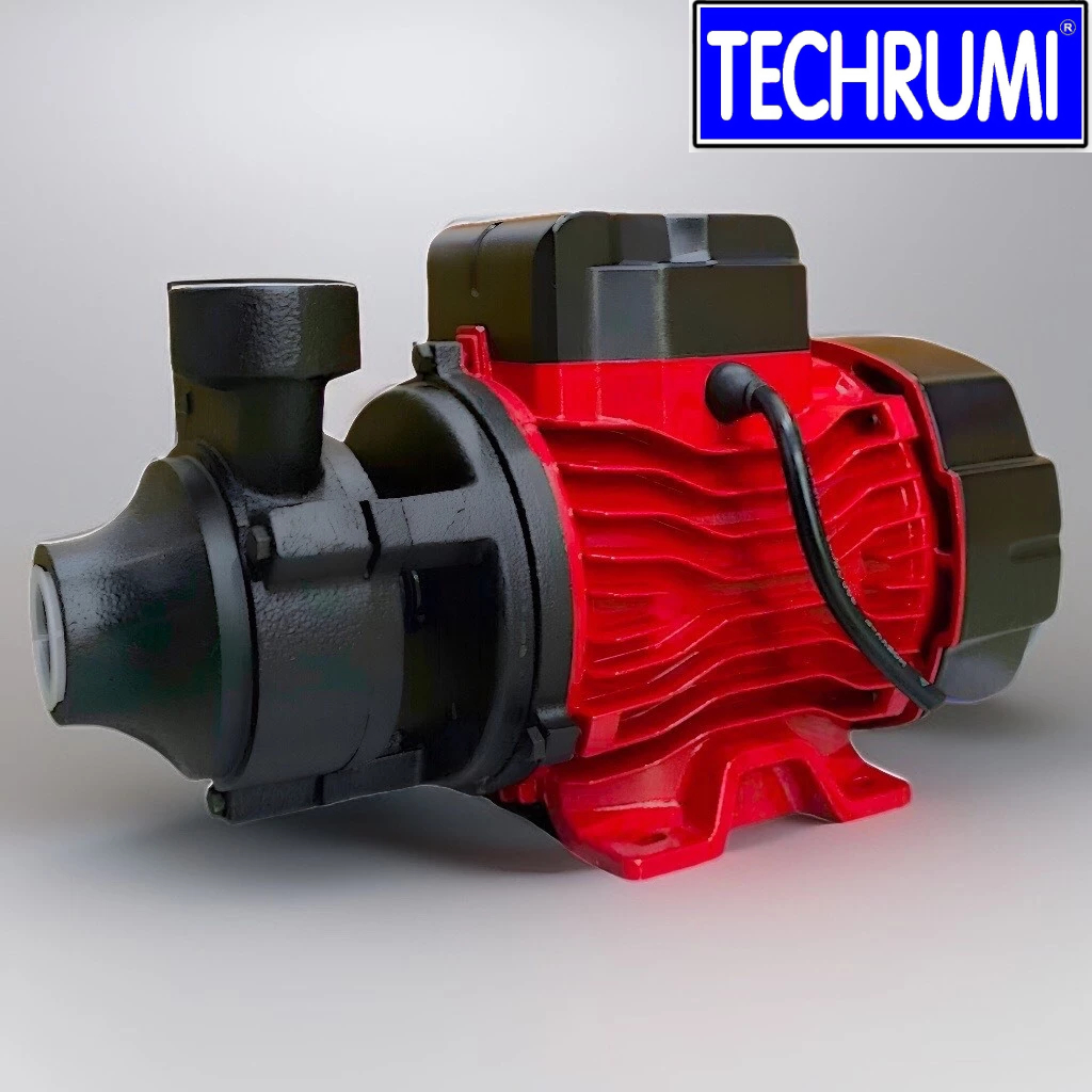 máy bơm nước áp cao 65m lưu lượng nước 55l/min 1hp ống 34/34 điện 220v AQN-80 TECHRUMI