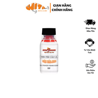 Tinh mùi bột sữa non 50gr chuyên câu cá chép, tra, trắm, thát lát, rô phi