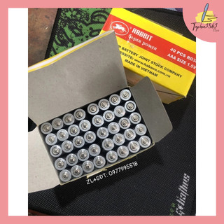 Vỉ 4 viên pin con thỏ aaa điều khiển nhỏ