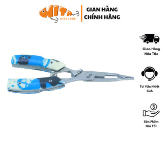 Kềm dao Camo chuyên gỡ lưỡi cắt dây gỡ cá Hirushima tiện lợi, đa chức năng Hita Lure
