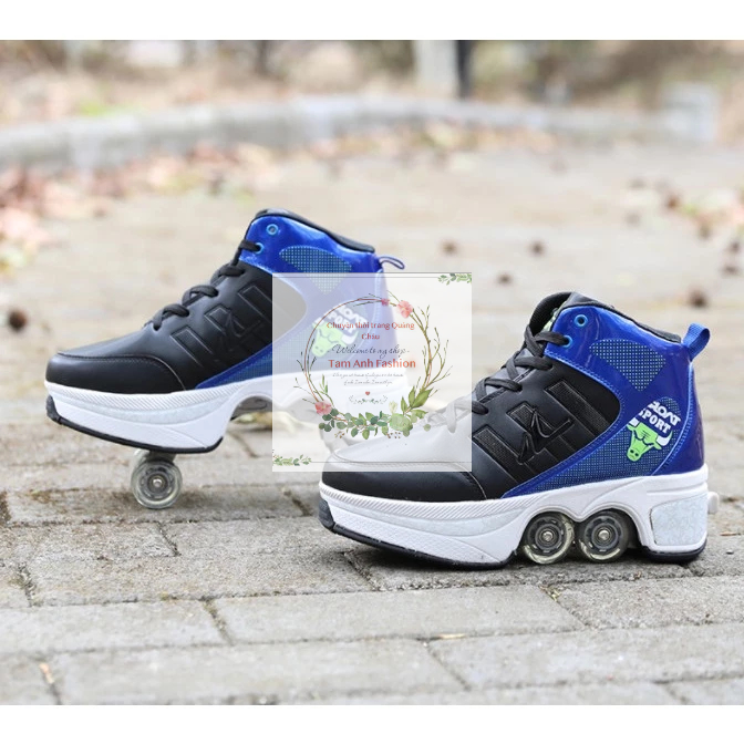 Giày Patin 4 bánh 2 trong 1