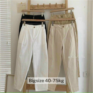 Quần baggy đũi cúc khoá chun lưng kiểu Nhật-mã 42