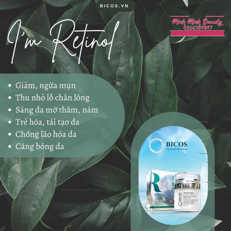 Kem Retinol Bicos