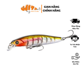 Mồi Minnow câu cá măng chẽm nhồng Slow Sinking TSURINOYA DW103 Hita Lure