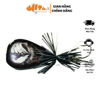 Mồi lure câu cá lóc nhái nhảy Venom Frog Hitalure