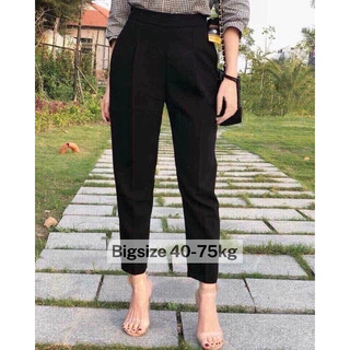 Quần Baggy Cạp Chun To BảnQuần Âu Cạp Công Sở cạp chun bản to  chất mát, dày dặn đứng form-mã baggy công sở