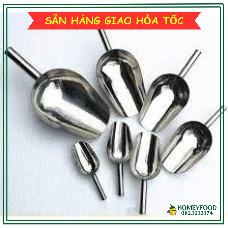 Muôi xúc đá inox loại Dày Đẹp Xịn - Dụng Cụ Xúc Đá giá tốt nhất