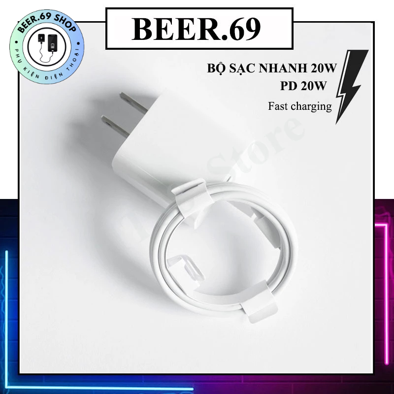Bộ sạc nhanh 20w dành cho 6 7 8 x xsm 11 12 13 14 prm.beer.69
