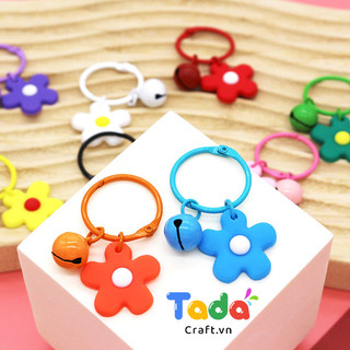 Móc khóa choa chuông gắn móc khóa, thú bông handmade