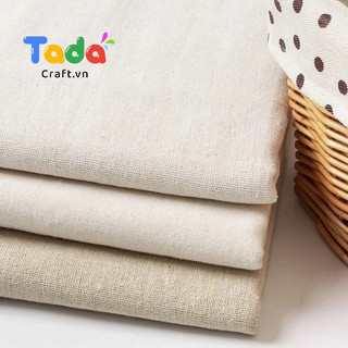 Vải mộc Canvas dày dặn dùng may, lót túi xách, vẽ tranh