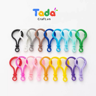 Móc khóa nhựa, móc treo nhựa móc thú bông, móc khóa handmade