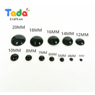 Mắt thú dán đồ handmade thú bông nhiều cỡ