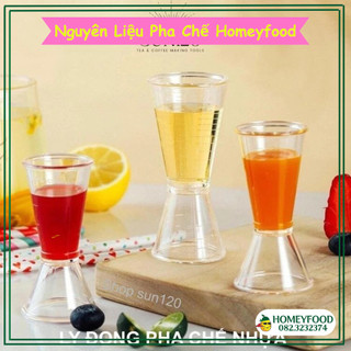 Cốc đong nhựa jigger 2 đầu định lượng pha chế