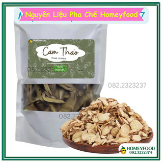 Cam Thảo Khô Thái Lát, vị ngọt, thơm, sạch sẽ, loại 1