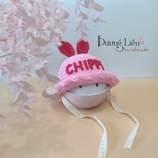 Nón tai thỏ cho bé (Miễn phí thêu tên riêng cho bé)