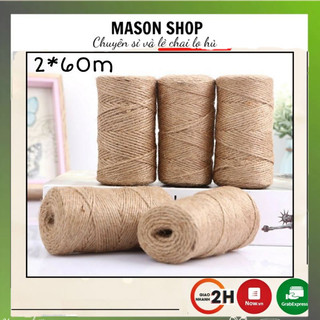 100M Dây Thừng Gai/Dây Bố Gút Trang Trí Ảnh/Buộc Hộp Quà,Hoa,Bánh,Chai/Decor/Handmade/Diy Giá Rẻ Loại Tốt
