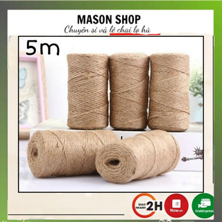 5M Dây Thừng Gai/Dây Bố Gút Trang Trí Ảnh/Buộc Hộp Quà,Hoa,Bánh,Chai/Decor/Handmade/Diy Giá Rẻ Loại Tốt