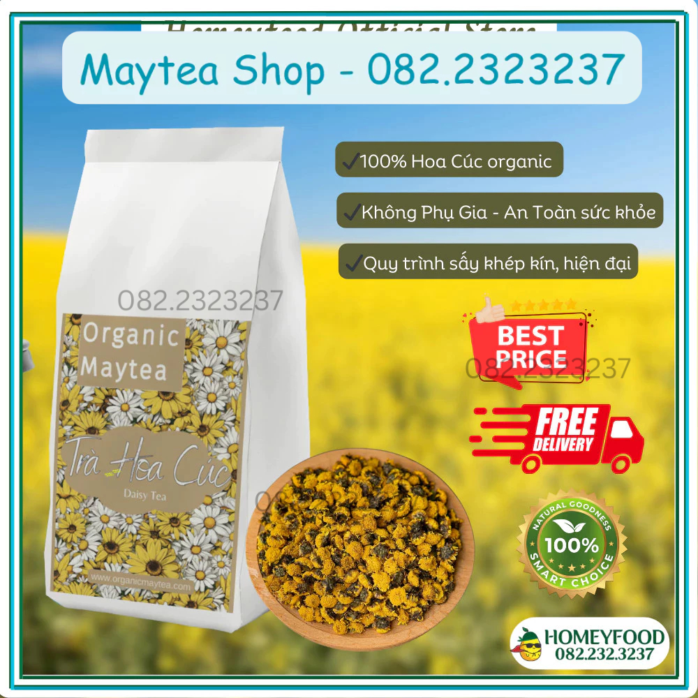 Trà Hoa Cúc gói 300gr (Hoa Cúc khô) organic
