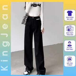 Quần Jean Nữ Ống Rộng Lưng Cao Bigsize đến 80kg MS149 Thời trang KingJean