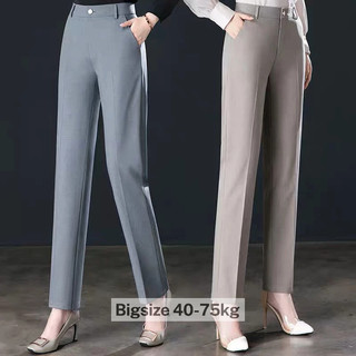 Quần baggy công sở nữ chất vải tuyết mưa quần tây cạp cao bigsize đến 75kg-XMTĐ-Mã 333C