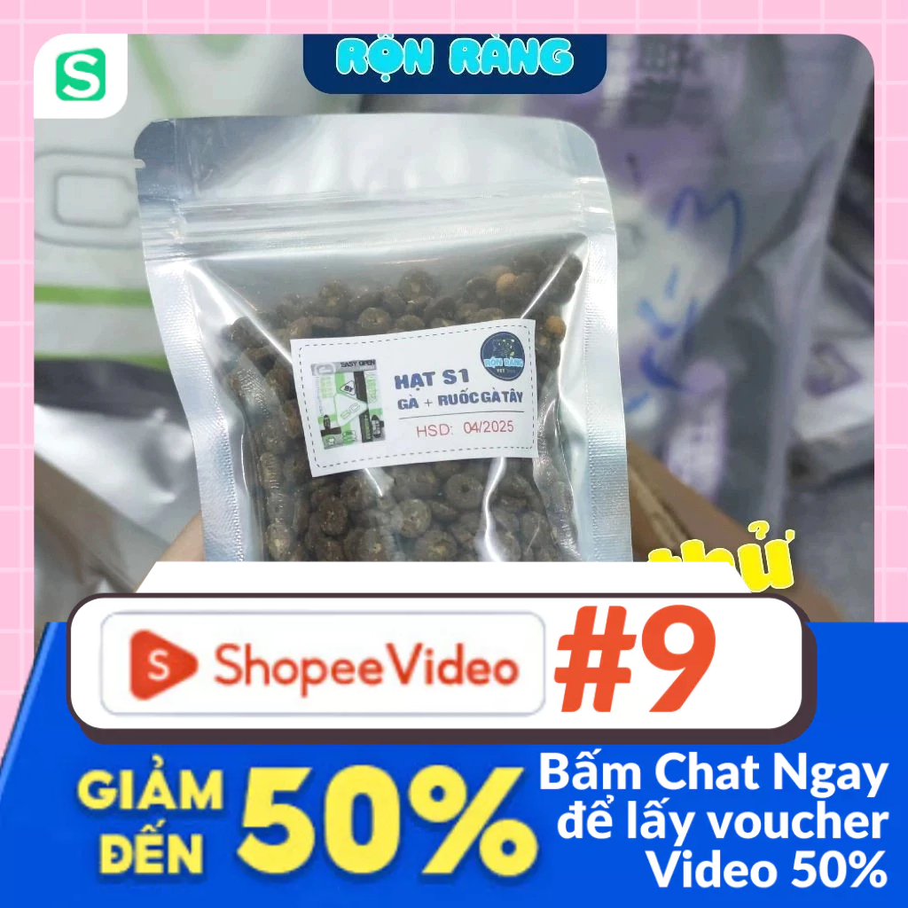 Túi hạt dùng thử các loại cho mèo túi zip 100g