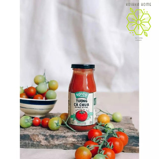 (SPICO) Tương cà chua đậm vị, không hóa chất Dùng chấm đồ nướng, chiên, spaghetti Chai thuỷ tinh 255gr Koshka Home