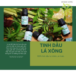 (NHÀ CỦA THỜI THANH XUÂN) Tinh dầu lá xông Youth House Đà Lạt Xông hơi, thư giãn, làm đẹp, đuổi côn trùng Lọ 10ml