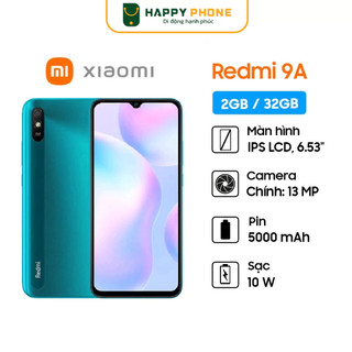 Điện thoại Xiaomi Redmi 9A (2GB/32GB) - Hàng Chính Hãng, Nguyên Seal, BH 18 tháng