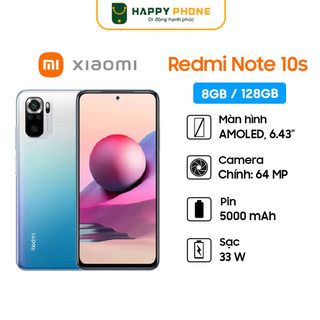 Điện thoại Xiaomi Redmi Note 10S (8GB/128) - Hàng Chính Hãng, mới 100%, Bảo hành 18 tháng