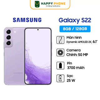  Điện thoại Samsung Galaxy S22 - Hàng Chính Hãng Mới 100% Nguyên seal 