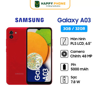 Điện Thoại Samsung Galaxy A03 - Hàng Chính Hãng, Mới 100%, Nguyên seal