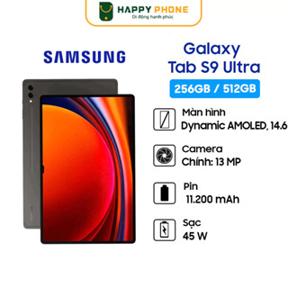  Máy tính bảng Samsung Galaxy Tab S9 Ultra - Hàng Chính Hãng Mới 100% Bảo Hành 12 Tháng 
