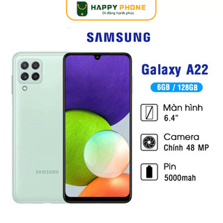 Điện thoại Samsung Galaxy A22 4G (6GB-128GB) - Hàng Chính Hãng, Mới 100%, Nguyên seal