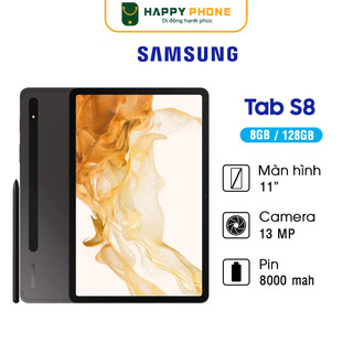 Máy tính bảng Samsung Galaxy Tab S8 - Hàng Chính Hãng, Mới 100%, Nguyên seal, Bảo Hành 12 Tháng