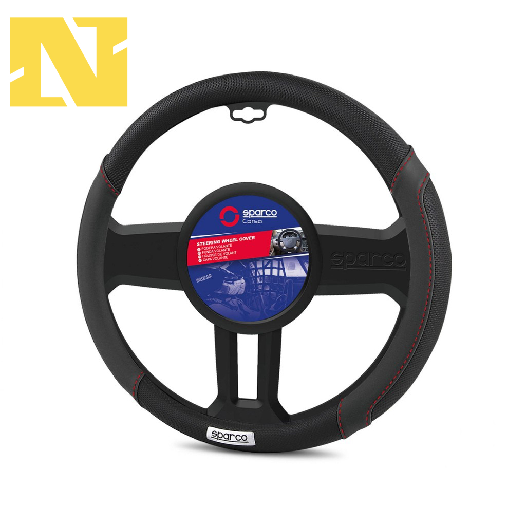 Bọc vô lăng cao cấp  dành cho nhiều loại xe hơi  Sparco SPC1113BKS