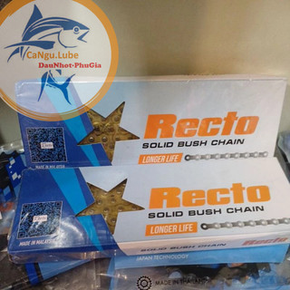 [FREE SHIP]SÊN xe máy RECTO sên vàng 9 ly dai 124/132 mắt gắn sên recto lên chung cho các dòng xe winner- exciter- sonic
